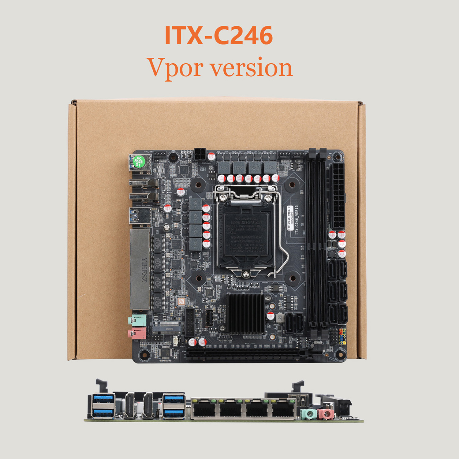 Motherboard LGA1151 C246 Vpro  - Nas Motherboard 8 Sata Mini Itx ulasan dan harga