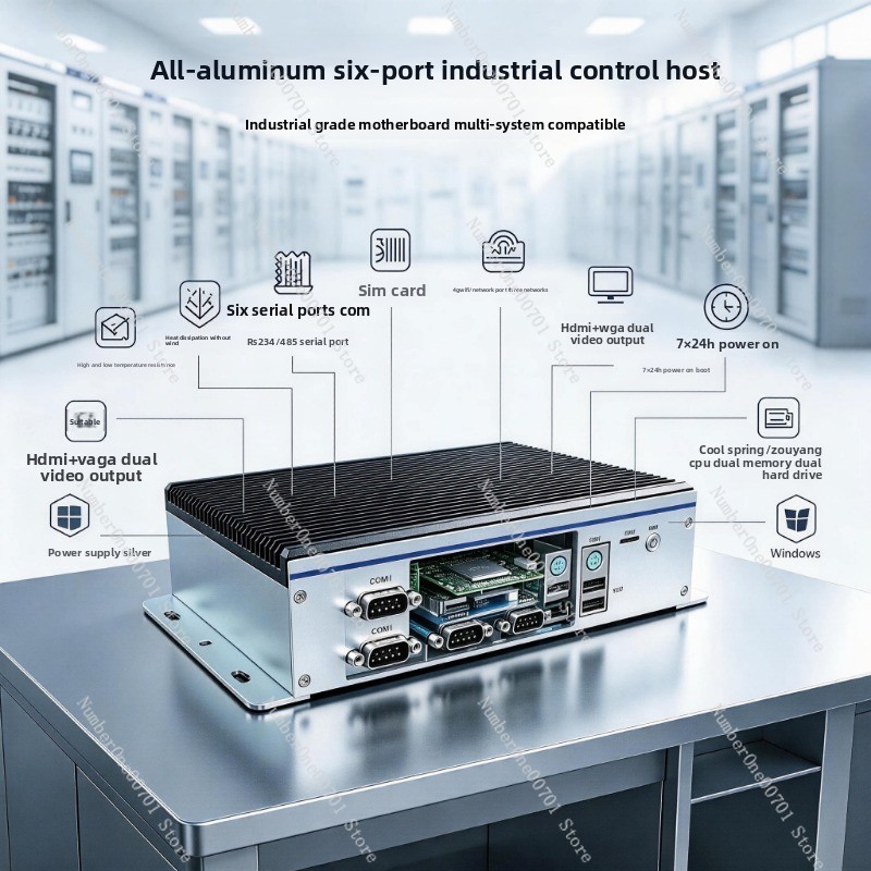 PC Mini Industri Tanpa Kipas,  - Fanless Industrial Pc Rs485 Core I7 ulasan dan harga